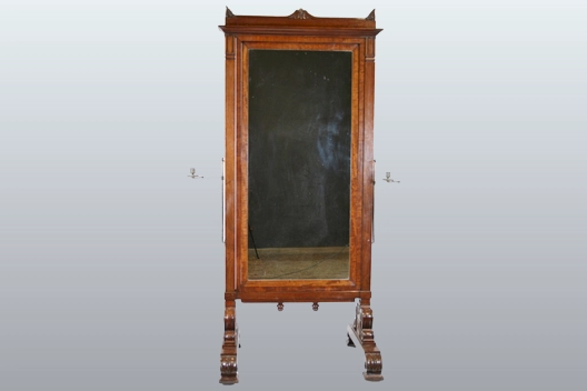 Mahogany Cheval Mirror